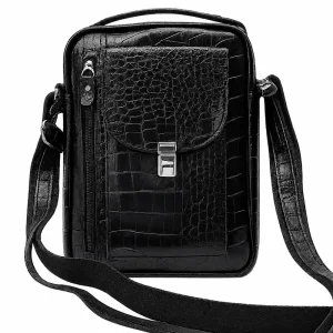 کیف تمام چرم طبیعی دوشی اسپرت سایز 3