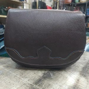 Alternative view of کیف تمام چرم طبیعی مدل بافت موج